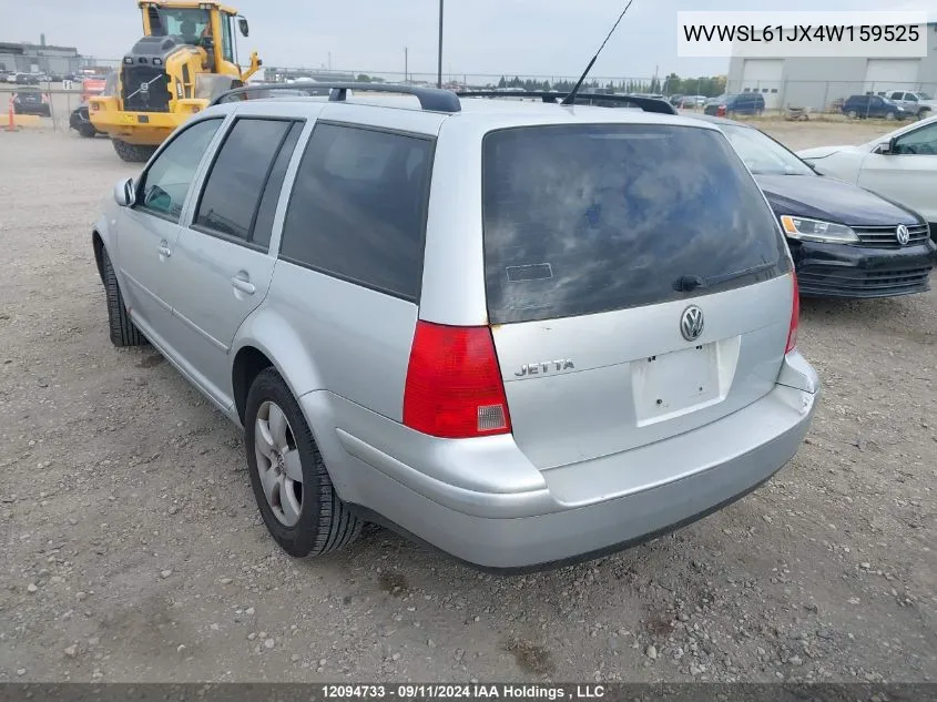 2004 Volkswagen Jetta Wagon VIN: WVWSL61JX4W159525 Lot: 12094733