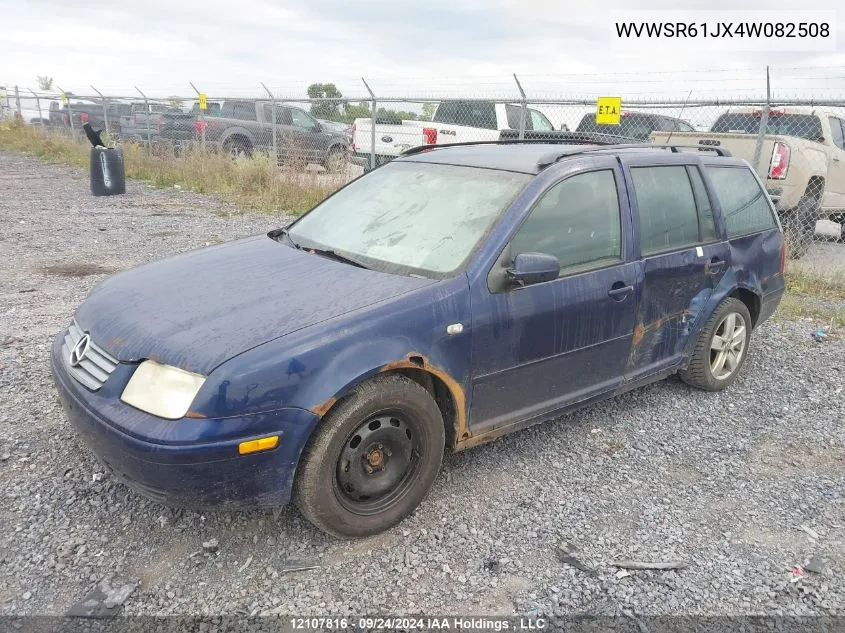 2004 Volkswagen Jetta Gls Tdi VIN: WVWSR61JX4W082508 Lot: 12107816