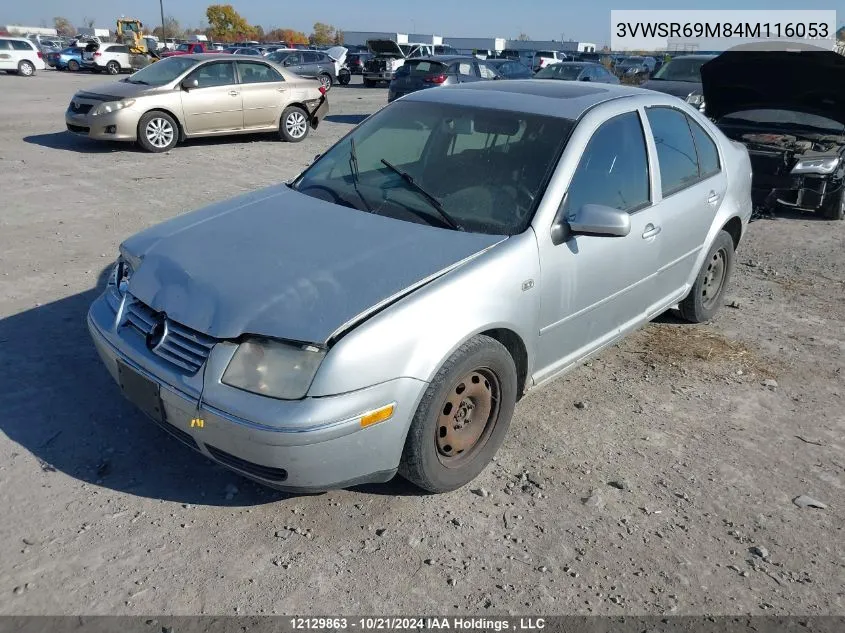 2004 Volkswagen Jetta Sedan VIN: 3VWSR69M84M116053 Lot: 12129863