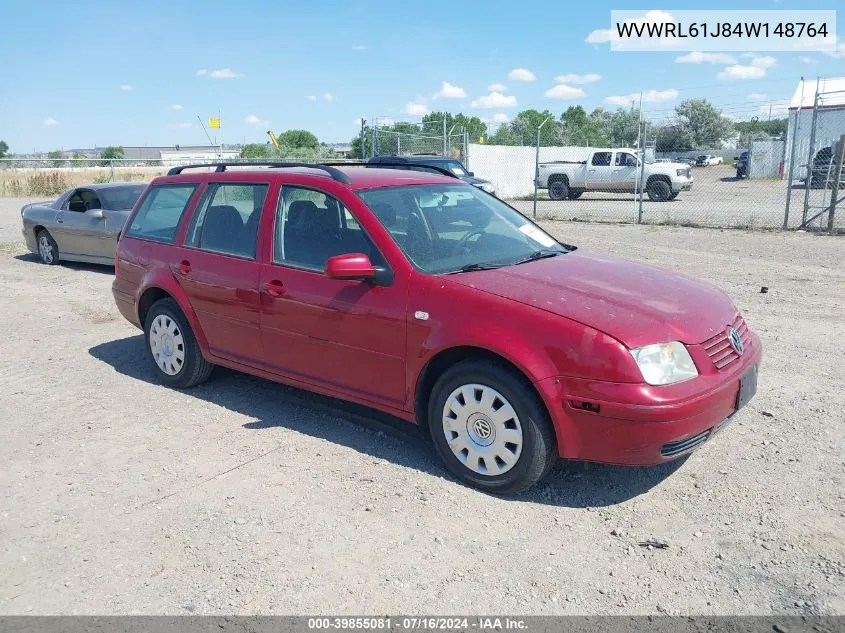 2004 Volkswagen Jetta Gl VIN: WVWRL61J84W148764 Lot: 39855081