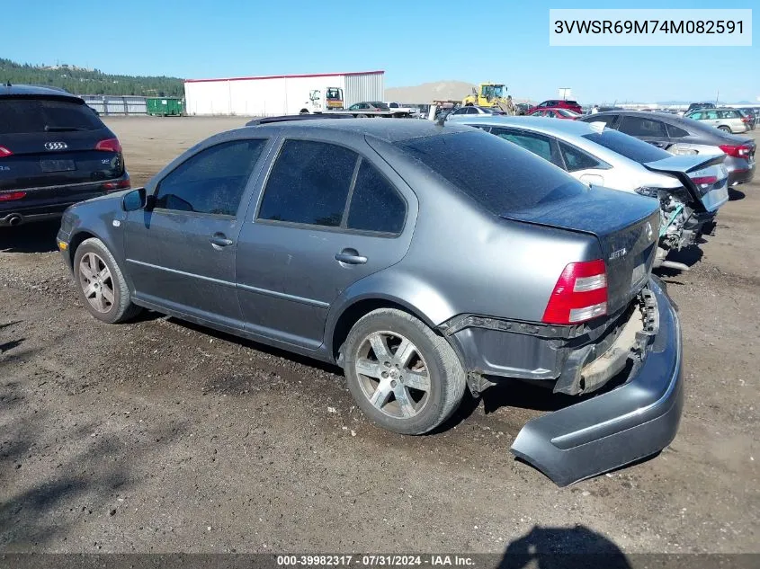 2004 Volkswagen Jetta Gls Tdi VIN: 3VWSR69M74M082591 Lot: 39982317