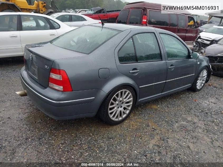 3VWVH69M54M016931 2004 Volkswagen Jetta Gli