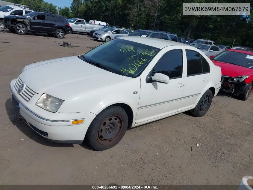 2004 Volkswagen Jetta Gl VIN: 3VWRK69M84M067679 Lot: 40266692