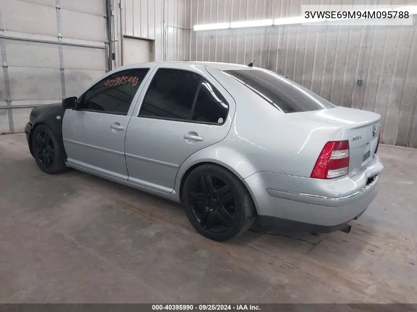 2004 Volkswagen Jetta Gls 1.8T VIN: 3VWSE69M94M095788 Lot: 40395990