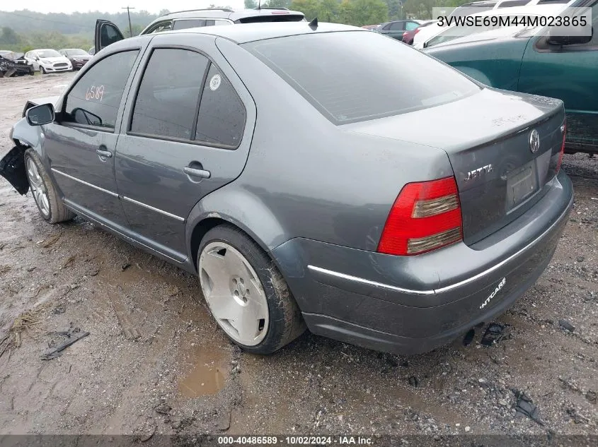 2004 Volkswagen Jetta Gli 1.8T/Gls 1.8T VIN: 3VWSE69M44M023865 Lot: 40486589