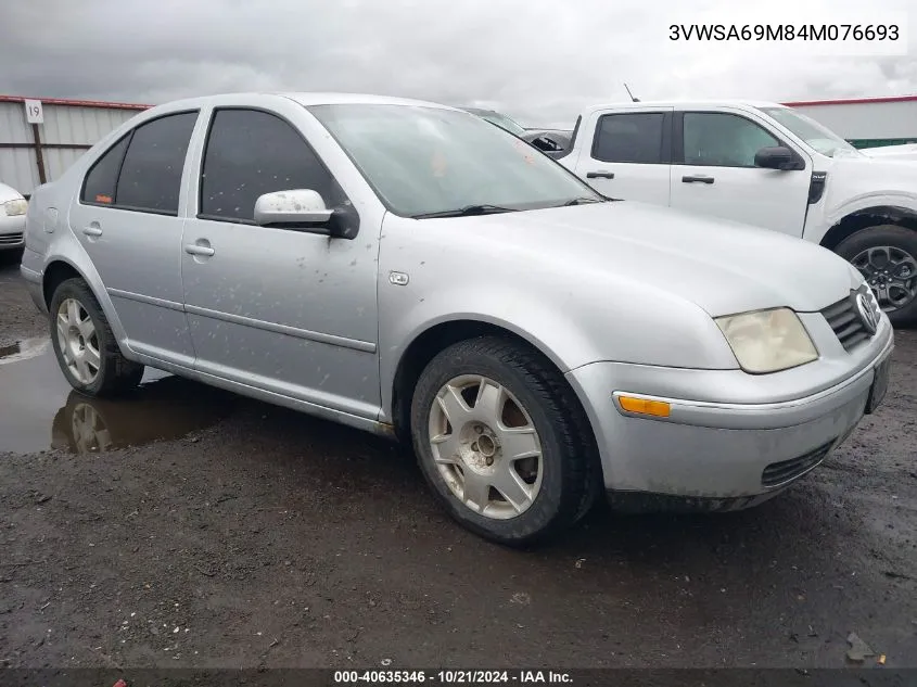 2004 Volkswagen Jetta Gls 2.0L VIN: 3VWSA69M84M076693 Lot: 40635346