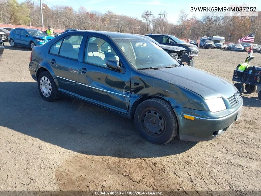 2004 Volkswagen Jetta Gl VIN: 3VWRK69M94M037252 Lot: 40748313