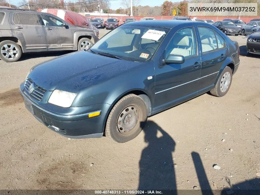 2004 Volkswagen Jetta Gl VIN: 3VWRK69M94M037252 Lot: 40748313