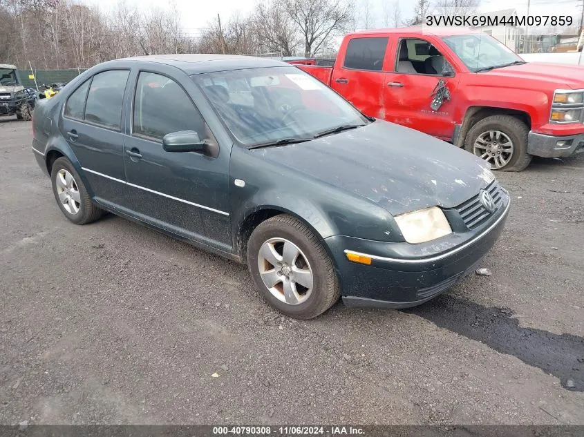 2004 Volkswagen Jetta Gls 2.0L VIN: 3VWSK69M44M097859 Lot: 40790308