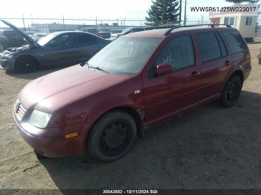 2005 Volkswagen Jetta Wagon VIN: WVWSR61J25W023017 Lot: 30043882