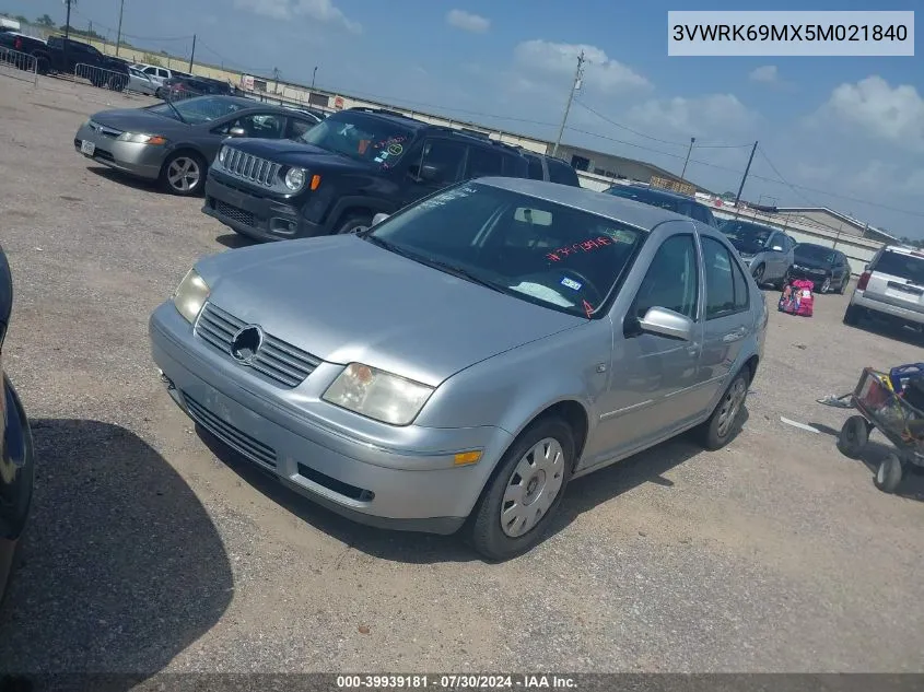 3VWRK69MX5M021840 2005 Volkswagen Jetta Gl