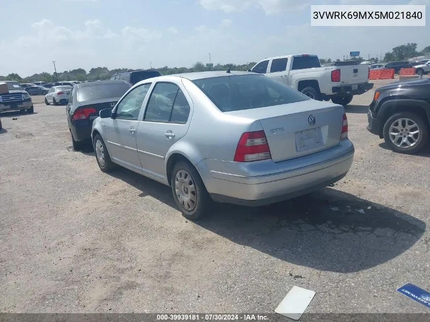 3VWRK69MX5M021840 2005 Volkswagen Jetta Gl