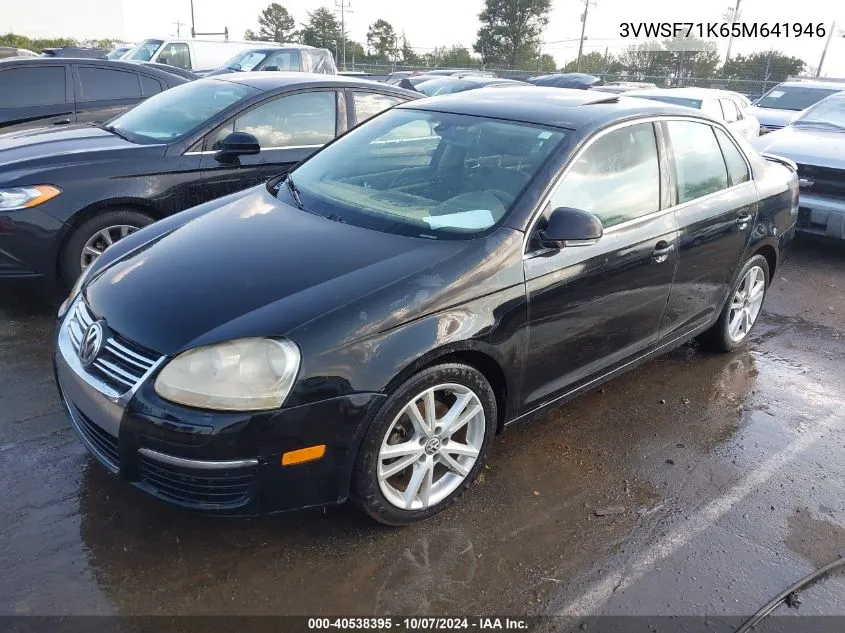 2005 Volkswagen Jetta 2.5 VIN: 3VWSF71K65M641946 Lot: 40538395