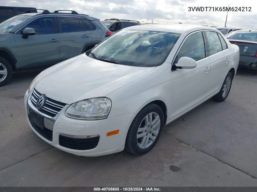 2005 Volkswagen Jetta Tdi VIN: 3VWDT71K65M624212 Lot: 40705605