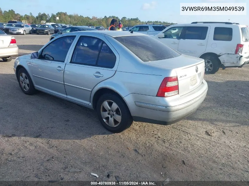 2005 Volkswagen Jetta Gls Tdi VIN: 3VWSR69M35M049539 Lot: 40780938