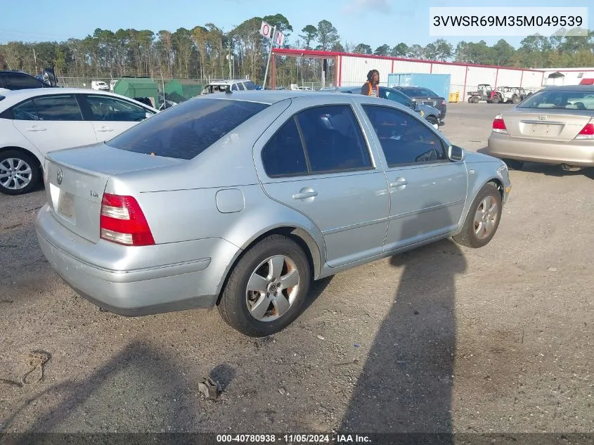 2005 Volkswagen Jetta Gls Tdi VIN: 3VWSR69M35M049539 Lot: 40780938