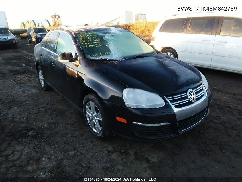 2006 Volkswagen Jetta Tdi Option Package 1 VIN: 3VWST71K46M842769 Lot: 12134823