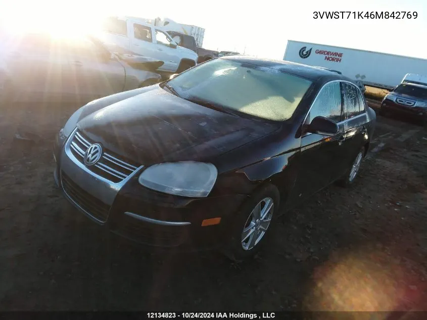 2006 Volkswagen Jetta Tdi Option Package 1 VIN: 3VWST71K46M842769 Lot: 12134823