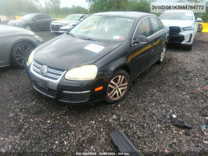 3VWDG81K56M784772 2006 Volkswagen Jetta 2.5