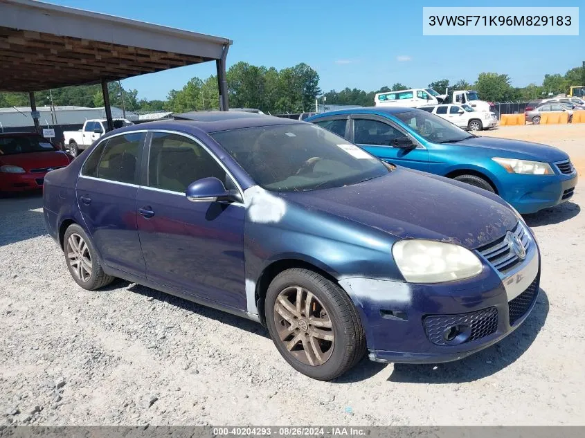 3VWSF71K96M829183 2006 Volkswagen Jetta 2.5