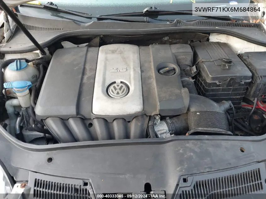 3VWRF71KX6M684864 2006 Volkswagen Jetta 2.5