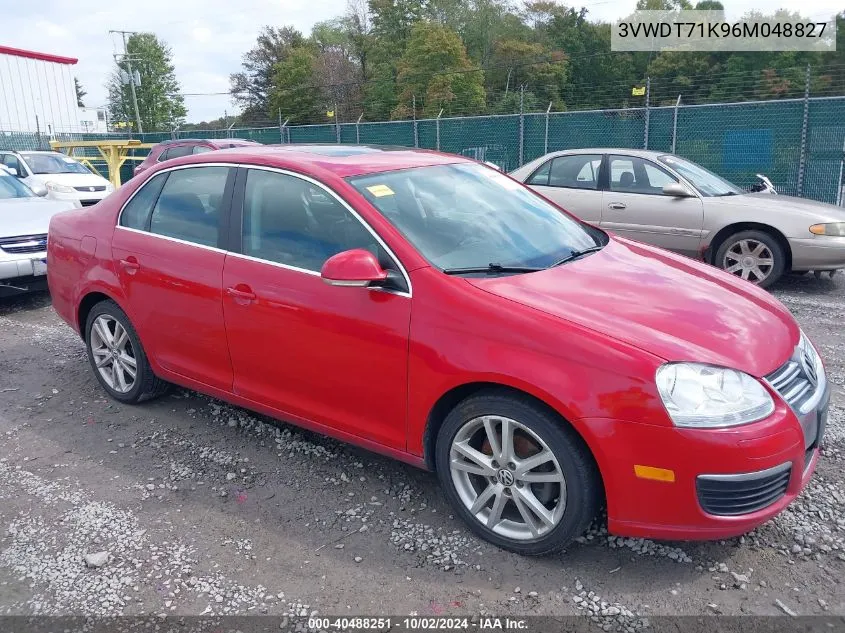 3VWDT71K96M048827 2006 Volkswagen Jetta Tdi