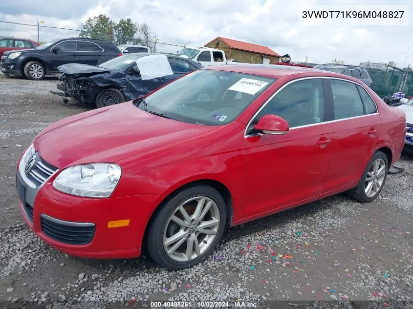 3VWDT71K96M048827 2006 Volkswagen Jetta Tdi