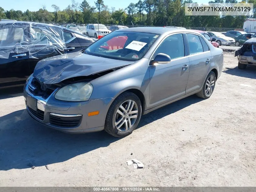 2006 Volkswagen Jetta 2.5 VIN: 3VWSF71KX6M675129 Lot: 40567808