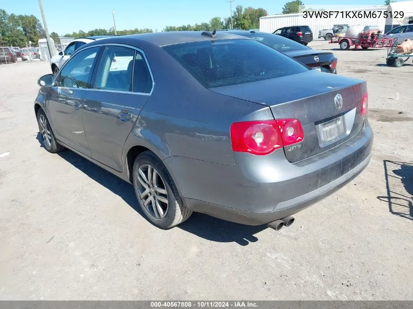 2006 Volkswagen Jetta 2.5 VIN: 3VWSF71KX6M675129 Lot: 40567808