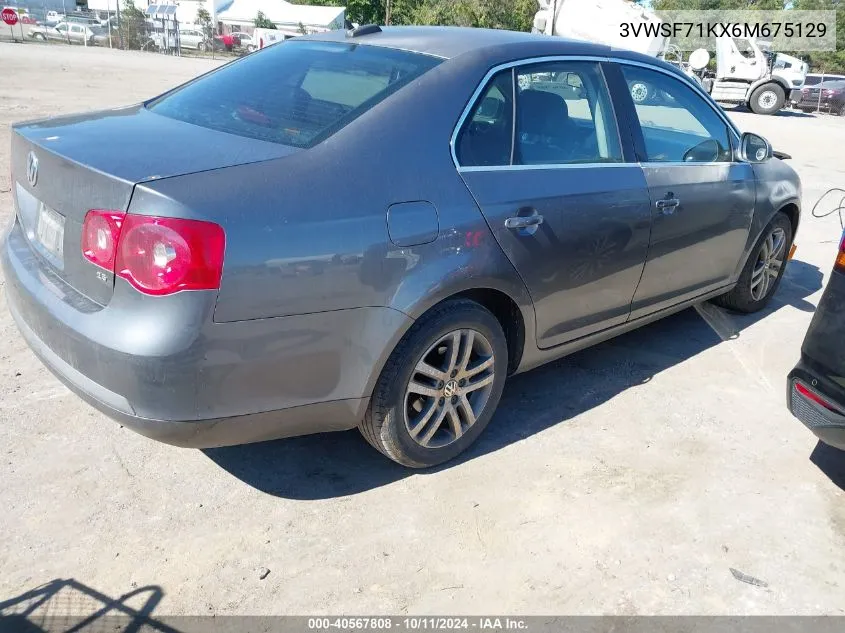 2006 Volkswagen Jetta 2.5 VIN: 3VWSF71KX6M675129 Lot: 40567808