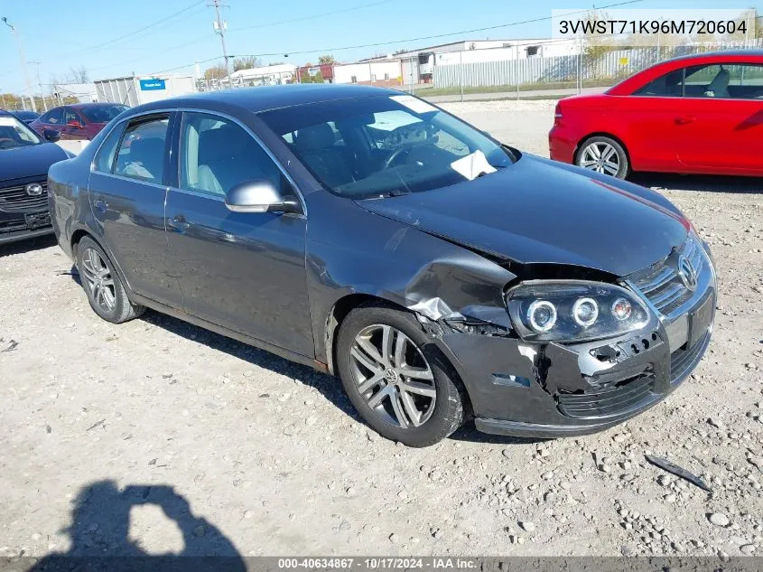 2006 Volkswagen Jetta Tdi VIN: 3VWST71K96M720604 Lot: 40634867