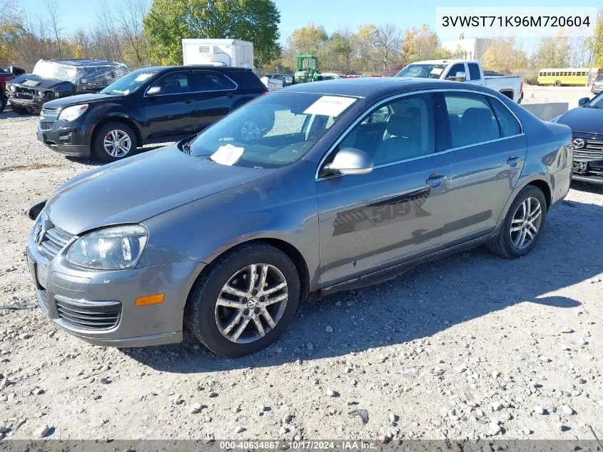 2006 Volkswagen Jetta Tdi VIN: 3VWST71K96M720604 Lot: 40634867