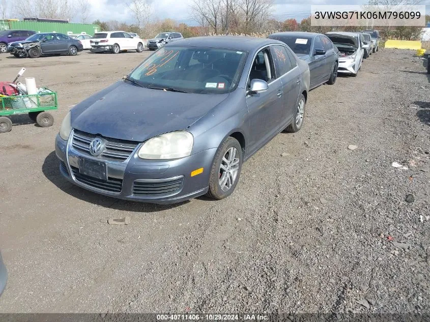 2006 Volkswagen Jetta 2.5 VIN: 3VWSG71K06M796099 Lot: 40711406