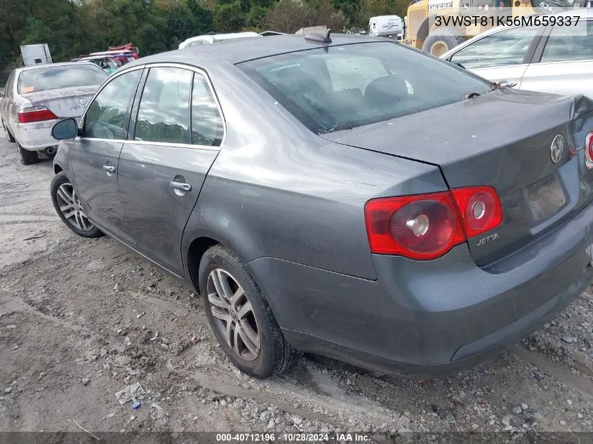 2006 Volkswagen Jetta Tdi VIN: 3VWST81K56M659337 Lot: 40712196