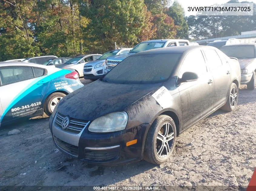 2006 Volkswagen Jetta Tdi VIN: 3VWRT71K36M737025 Lot: 40714877