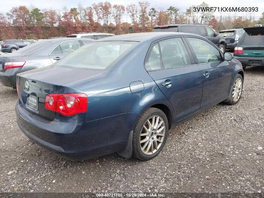 2006 Volkswagen Jetta 2.5 VIN: 3VWRF71KX6M680393 Lot: 40721780