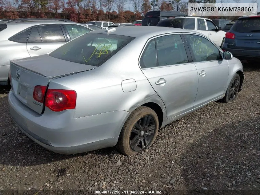 2006 Volkswagen Jetta 2.5 VIN: 3VWSG81K66M788661 Lot: 40777298