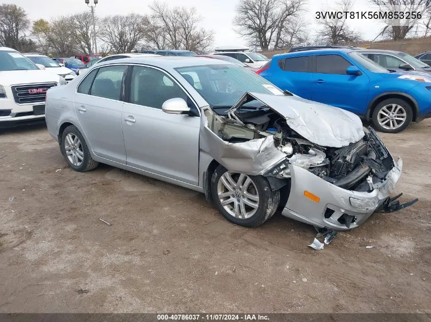 2006 Volkswagen Jetta Diesel VIN: 3VWCT81K56M853256 Lot: 40786037