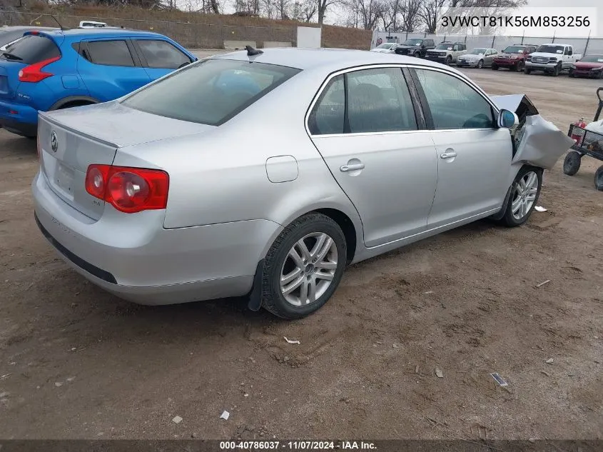 2006 Volkswagen Jetta Diesel VIN: 3VWCT81K56M853256 Lot: 40786037