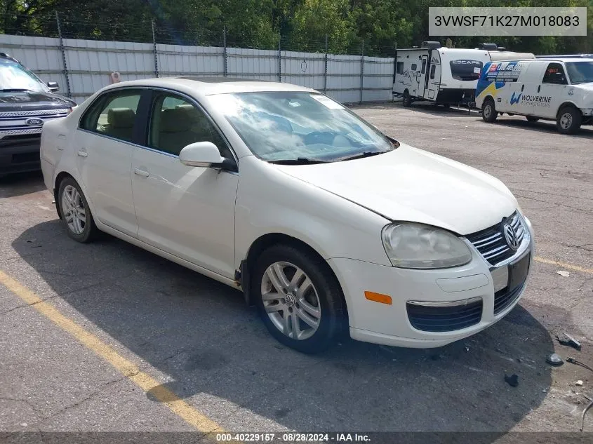 2007 Volkswagen Jetta 2.5 VIN: 3VWSF71K27M018083 Lot: 40229157