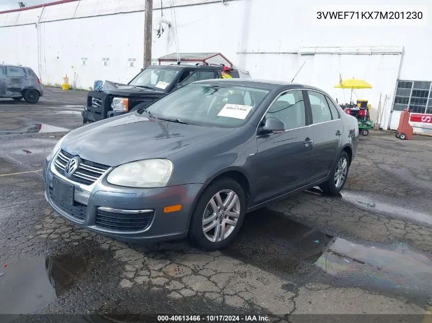 2007 Volkswagen Jetta Wolfsburg Edition VIN: 3VWEF71KX7M201230 Lot: 40613466