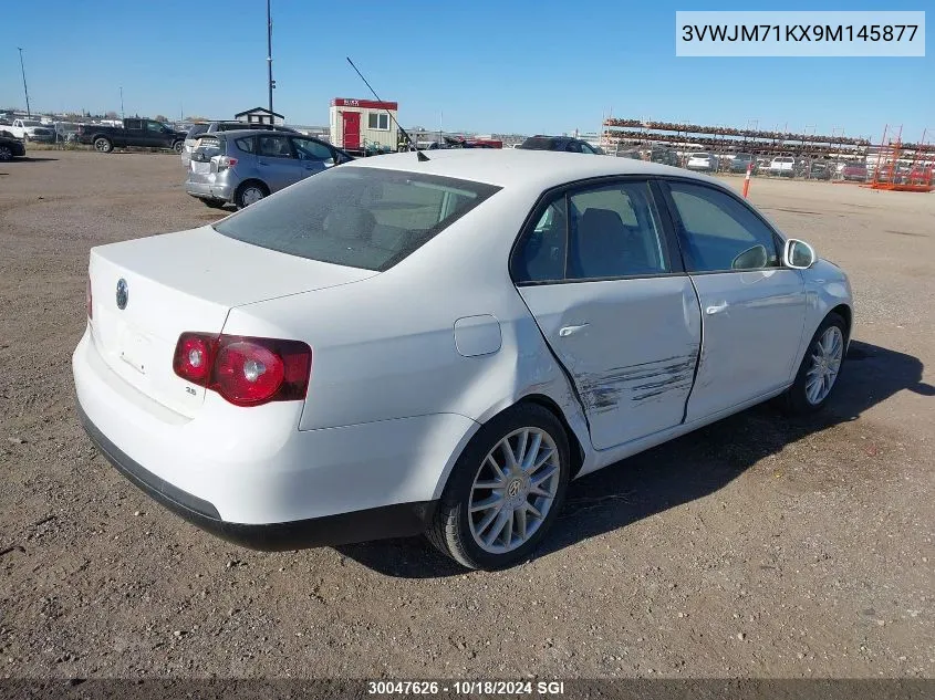 2009 Volkswagen Jetta S VIN: 3VWJM71KX9M145877 Lot: 30047626