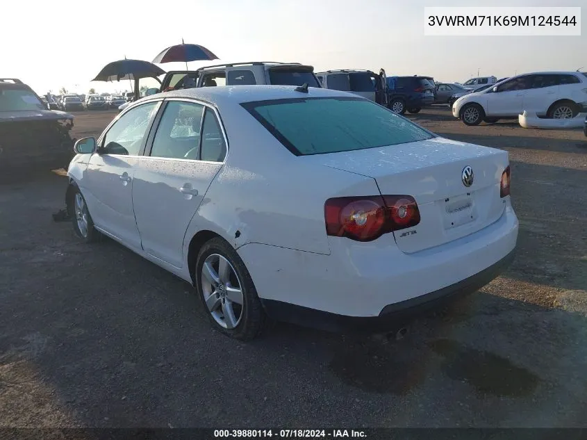 3VWRM71K69M124544 2009 Volkswagen Jetta Se