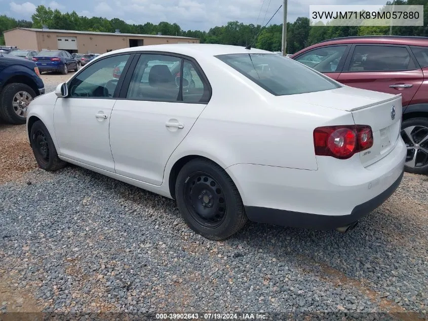 2009 Volkswagen Jetta S VIN: 3VWJM71K89M057880 Lot: 39902643