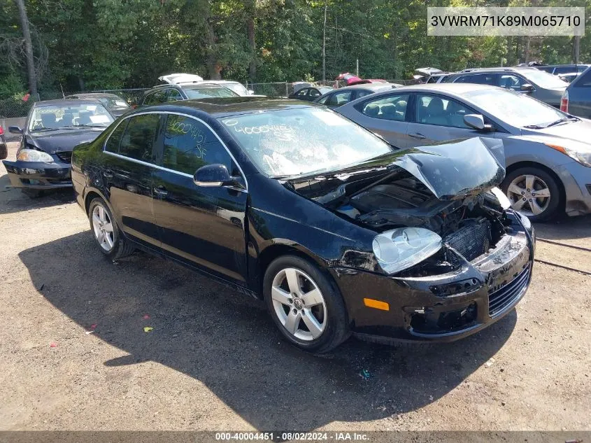 3VWRM71K89M065710 2009 Volkswagen Jetta Se/Sel