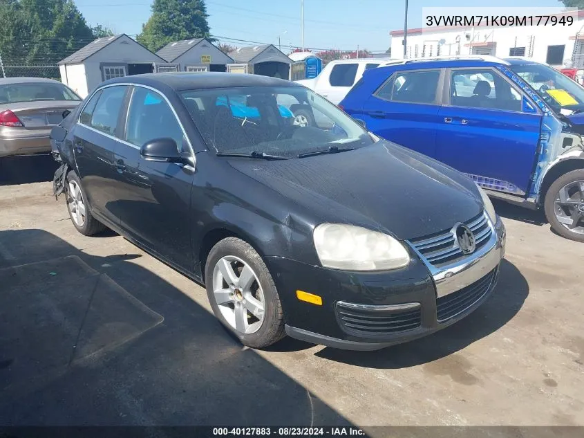 2009 Volkswagen Jetta Se VIN: 3VWRM71K09M177949 Lot: 40127883