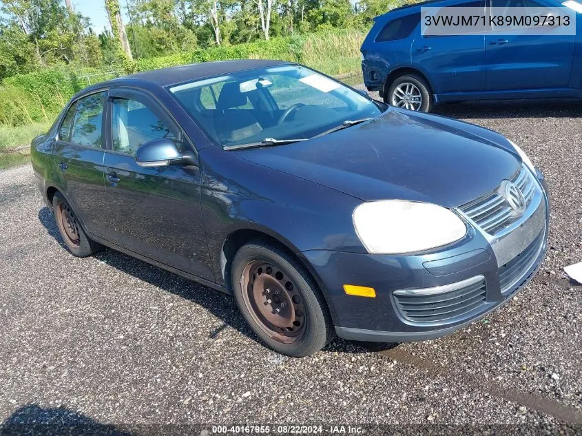 2009 Volkswagen Jetta S VIN: 3VWJM71K89M097313 Lot: 40167955