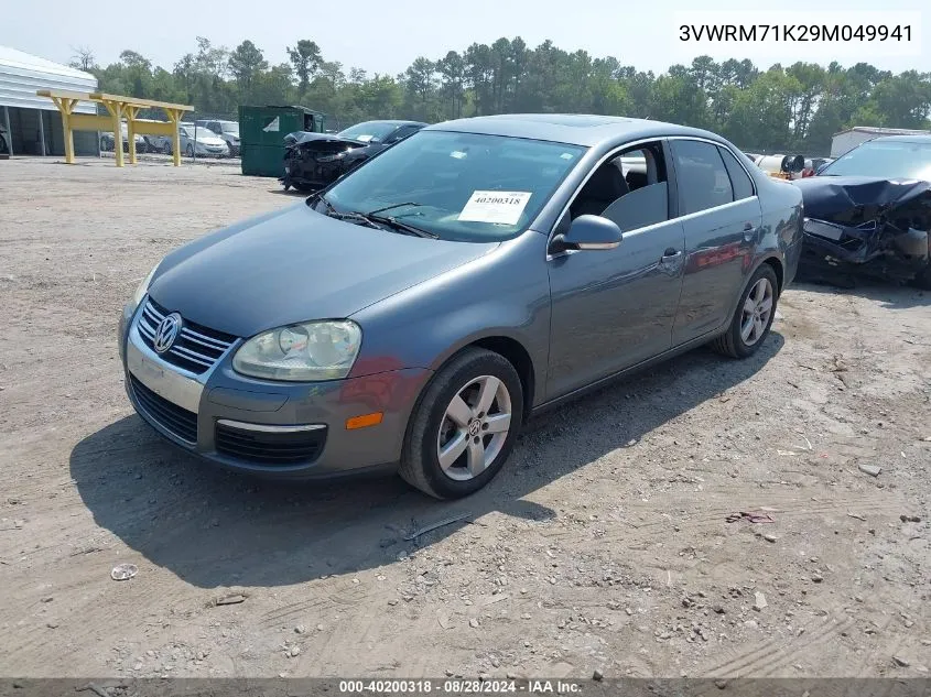 3VWRM71K29M049941 2009 Volkswagen Jetta Se/Sel