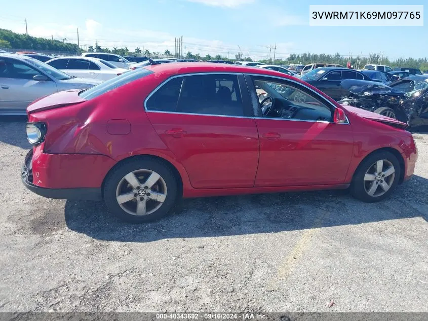 3VWRM71K69M097765 2009 Volkswagen Jetta Se/Sel