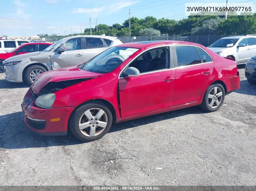 3VWRM71K69M097765 2009 Volkswagen Jetta Se/Sel